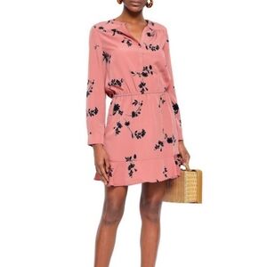 Joie floral cameo mini dress